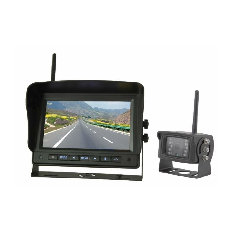 Kit videocamera wireless 7" TFT LCD 12-24V