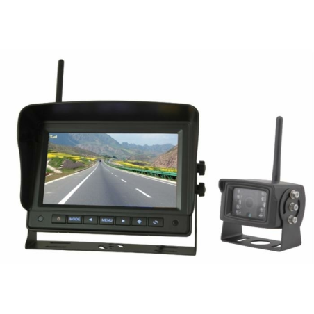 Kit videocamera wireless 7" TFT LCD 12-24V