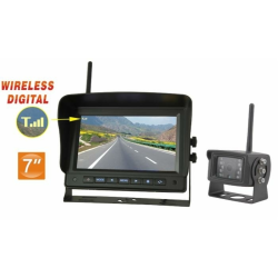 Kit videocamera wireless 7" TFT LCD 12-24V