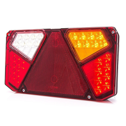 Fanale posteriore LED, lato dx, 12-24V, 242x58,2x134 mm