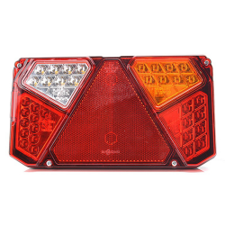 Fanale posteriore LED, lato sx, 12-24V, 242x58,2x134 mm