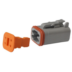 CONNETORE E PIASTRINA SPINA 4 POLI  CONNEX