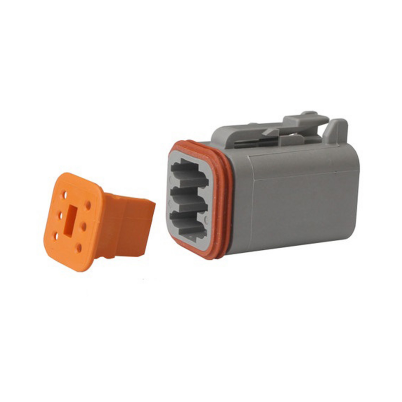 CONNETORE E PIASTRINA SPINA 6 POLI  CONNEX