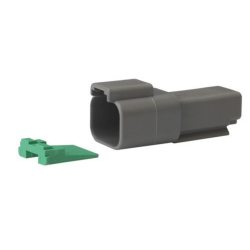 CONNETTORE E PIASTRINA PRESA 2 POLI CONNEX