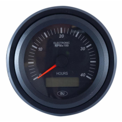 CONTAGIRI E CONTAORE ANALOGICO 10-32V  4000 RPM Ø 80MM