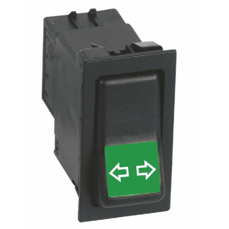 INTERRUTTORE BASCULANTE ON-OFF-ON 12V INDICATORE DI DIREZIONE DI MARCIA