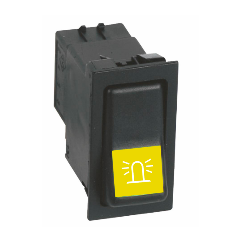 INTERRUTTORE BASCULANTE ON-OFF 12V LAMPADA ROTANTE