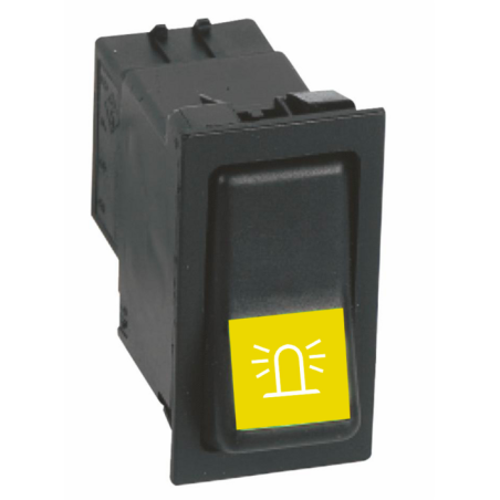 INTERRUTTORE BASCULANTE ON-OFF 12V LAMPADA ROTANTE