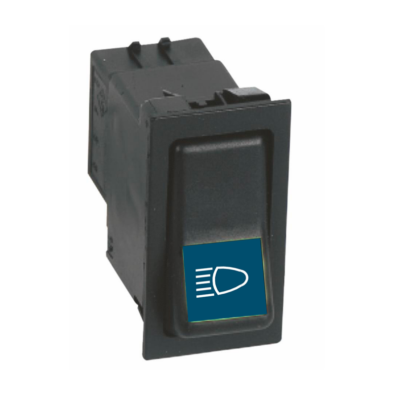 INTERRUTTORE BASCULANTE ON-OFF 12V FARI ABBAGLIANTI