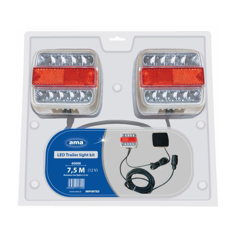 KIT LUCI POSTERIORI LED, CAVI 7,5 M + 2,5 M