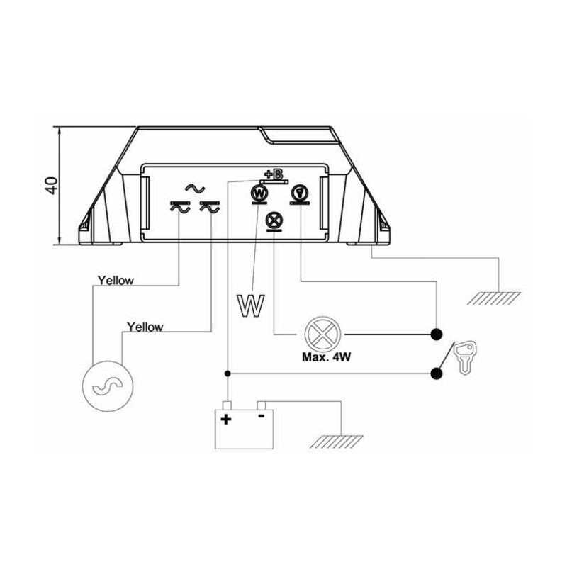 REGOLATORE LOMBARDINI 12V PONTE
