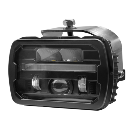 Proiettore a LED lente riscaldata e freccia sequenziale, compatibile con CASE IH, FIAT, New Holland