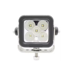 Faro lavoro LED quadrato 10-30V, 50W, 4200LM, 5 LED, raggio ampio/largo