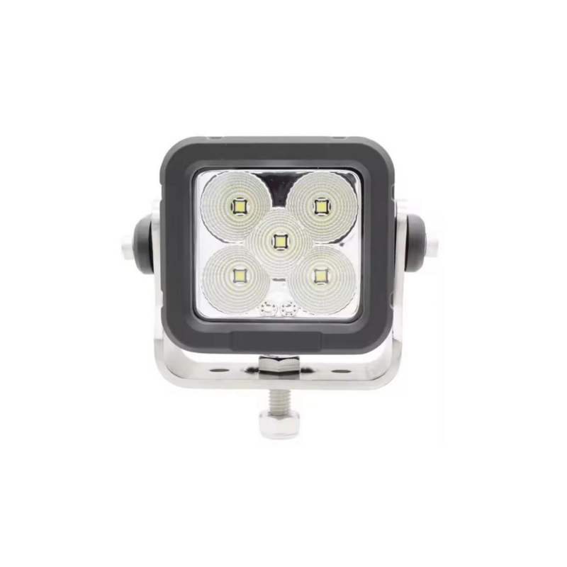 Faro lavoro LED quadrato 10-30V, 50W, 4200LM, 5 LED, raggio ampio/largo
