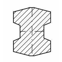 PUNTA CARICATORE FRONTALE Ø 36, 800 MM