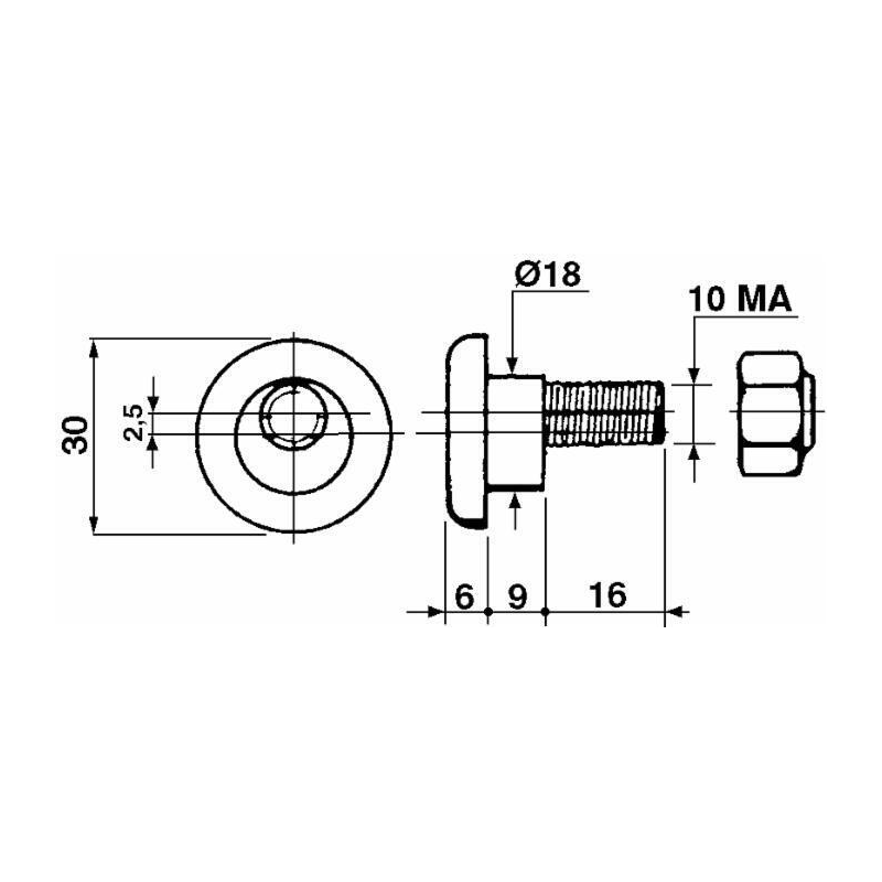 BULLONE PORTALAMA ADATTABILE VICON