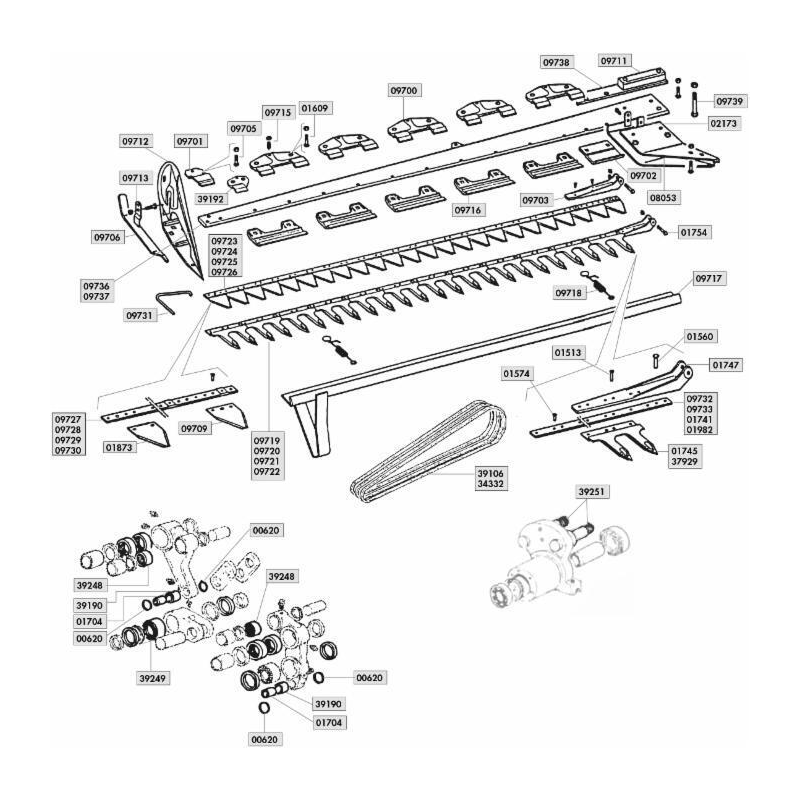 DENTE DOPPIO ADATTABILE A GASPARDO E G&S