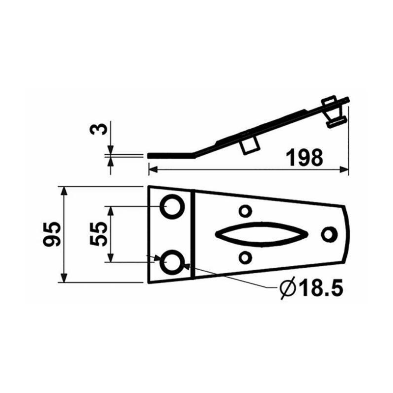 PIASTRA PORTACOLTELLO