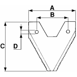 SEZIONE RIGATA 76x80x3MM CON FINESTRA