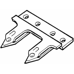 DENTE DOPPIO 4 FORI ADATTABILE GASPARDO