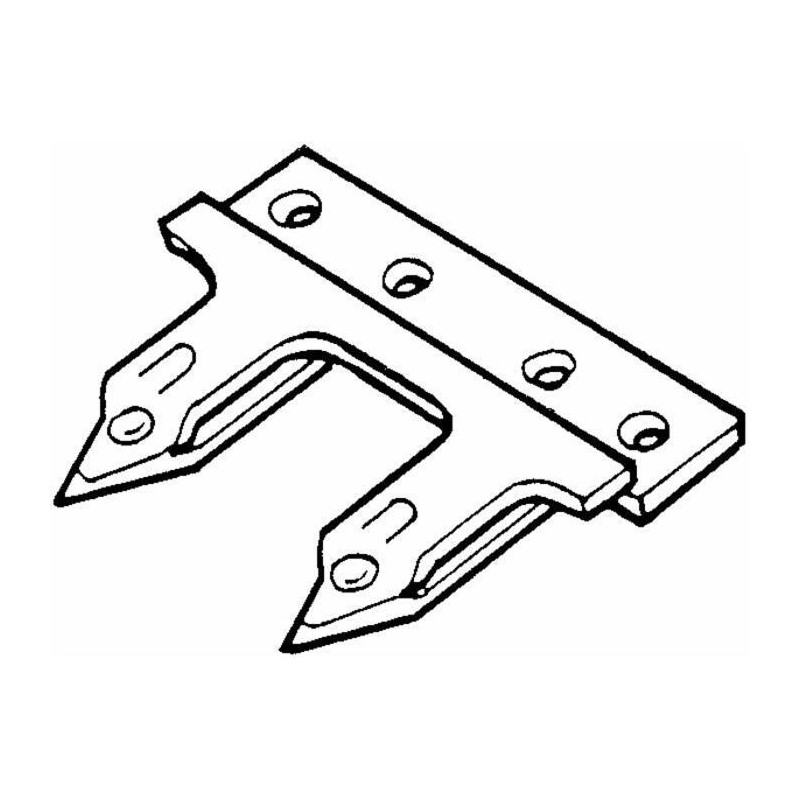 DENTE DOPPIO 4 FORI ADATTABILE GASPARDO