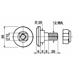 BULLONE PORTALAMA ADATTABILE AGRAM-TAARUP