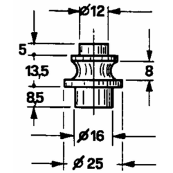 PERNO ANTERIORE ADATTABILE BELLON