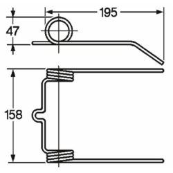 MOLLA ADATTABILE A MIETITREBBIA NEW HOLLAND REF. 433415