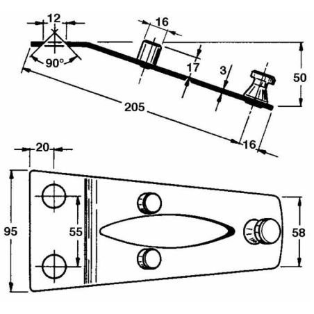 PIASTRA PORTACOLTELLO