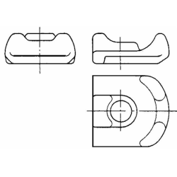 ATTACCO FERMADENTE GIRELLO INFERIORE