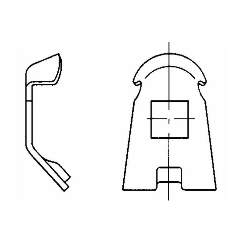 ATTACCO FERMADENTE PER VOLTAFIENO