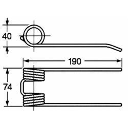 MOLLA PICK-UP SGORBATI 700320