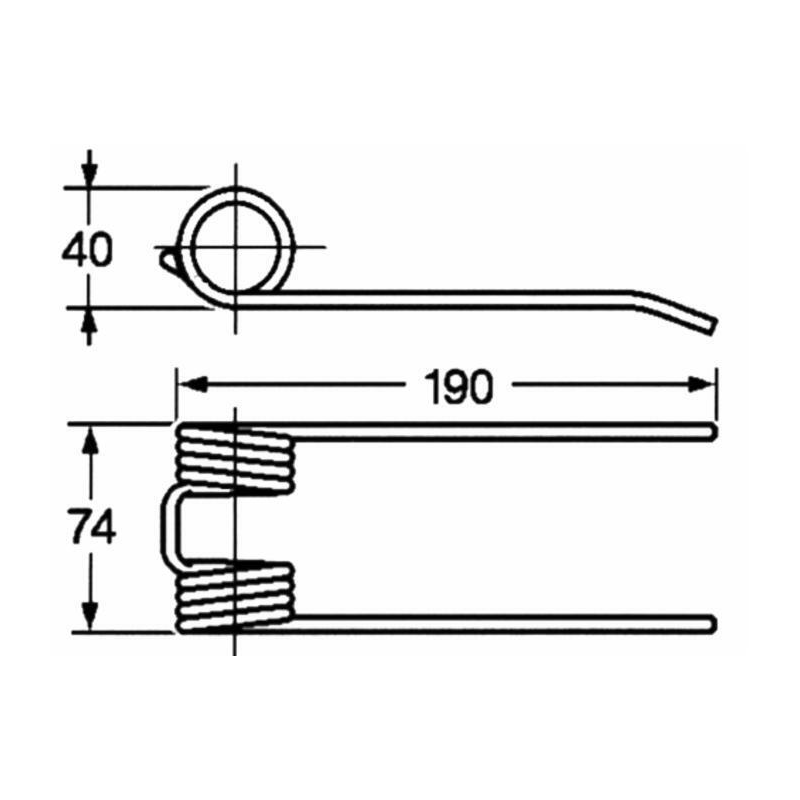 MOLLA PICK-UP SGORBATI 700320