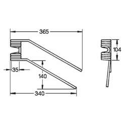 DENTE GIRELLO ADATTABILE A GALFRE'