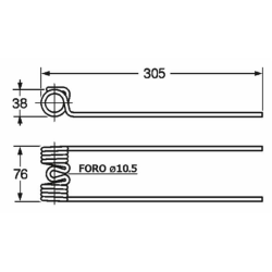 MOLLA RANGHINATORE ADATTABILE FONTANESI LUNGA