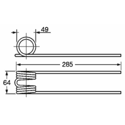 DENTE RANGHINATORE ADATTABILE MOLON NUOVO