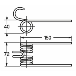 MOLLA AUTOCARICANTE ADATTABILE SANTINI, FORT, GHIOZZI, MARANGON, MERLINI.