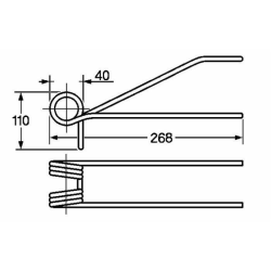DENTE STRIGLIATORE ADATTABILE MORENI DAMAX