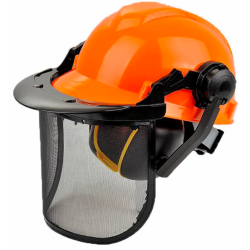 ELMETTO FORESTALE CON VISIERA E CUFFIE