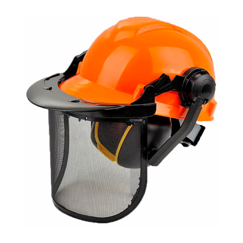 ELMETTO FORESTALE CON VISIERA E CUFFIE