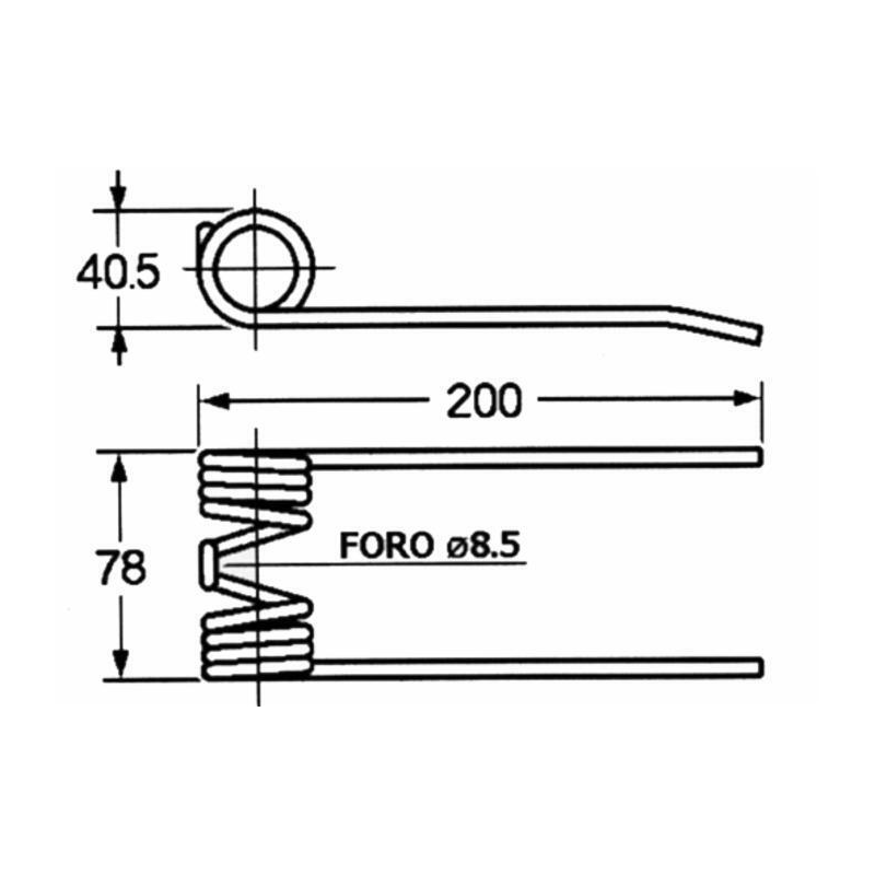 DENTE ROTOPR. CLAAS FILO 6
