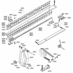ASTA FORATA 24 SEZIONI ADATTABILE BCS DUPLEX