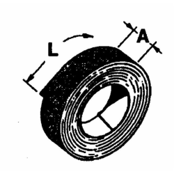 CINGHIA BUGNATA PER ROTOPRESSE LARGHEZZA 178MM