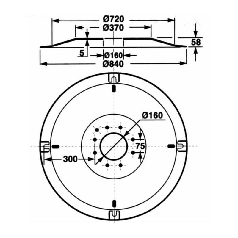 PORTALAMA Ø 840 ADATTABILE GALFRE'