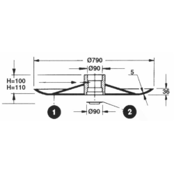 DISCO FOLLE ADATTABILE SUPERTINO
