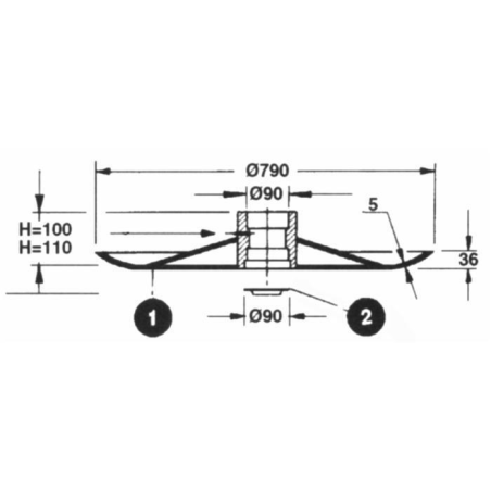 DISCO FOLLE ADATTABILE SUPERTINO