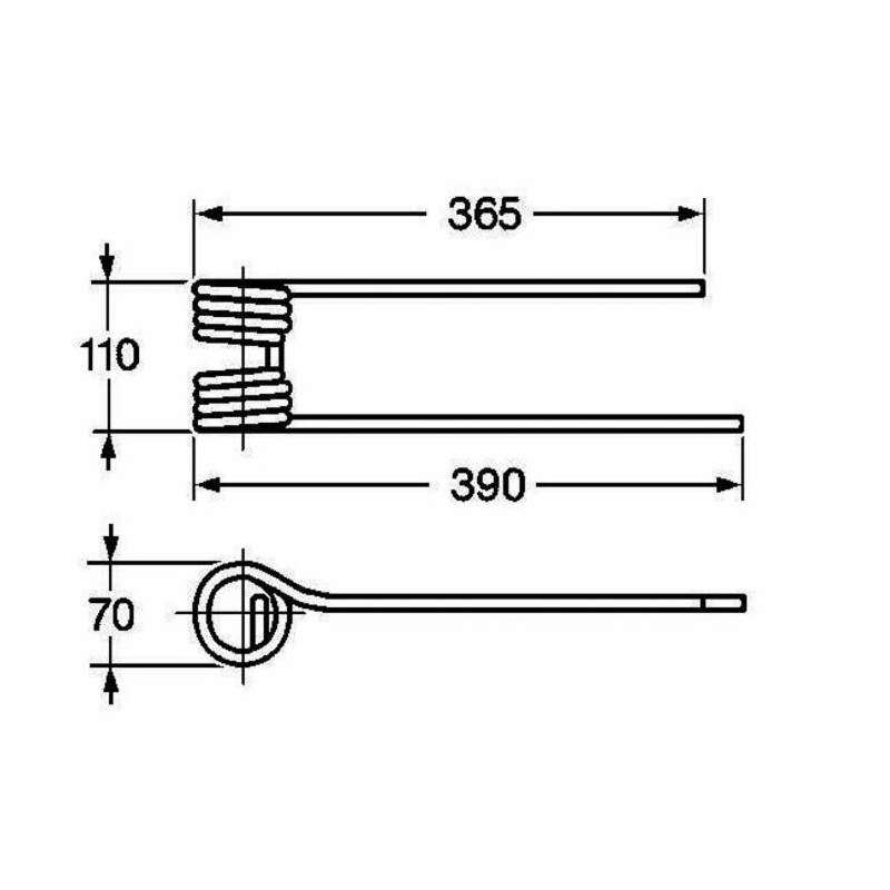 DENTE GIRELLO KUHN 58740700 DX