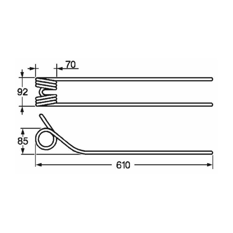 DENTE GIROANDANATORE ADATTABILE  KUHN