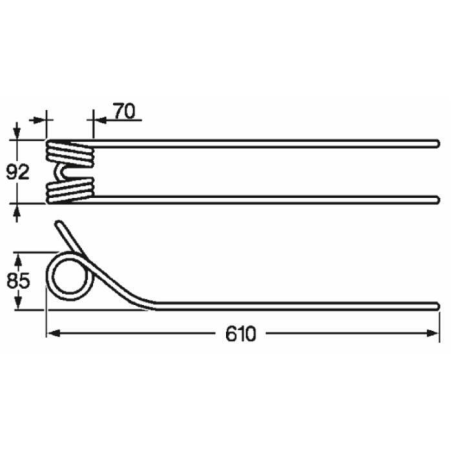 DENTE GIROANDANATORE ADATTABILE  KUHN
