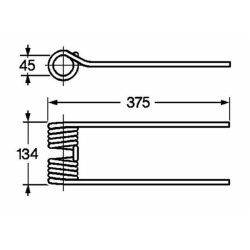 DENTE GIRELLO ADATTABILE CLAAS